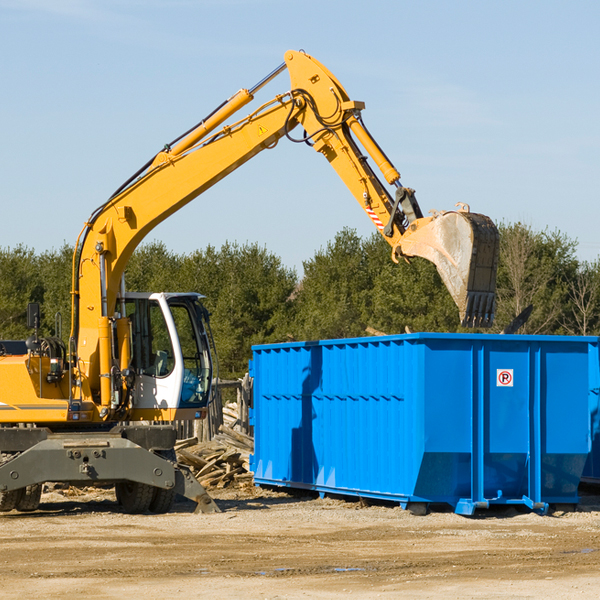 what size residential dumpster rentals are available in Colusa California